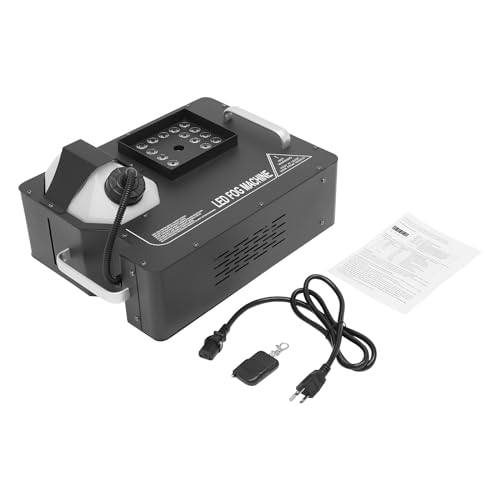 Máquina de humo profesional y eficiente de 1500 W con efectos de iluminación LED coloridos, ideal para fiestas, bodas, presentaciones en vivo y diversos eventos festivos miniatura 7