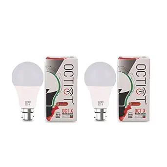 OCT X Motion Sensor LED Bulb I Automatic Sensor Enabled LED Bulb 10W I Cool White| Pack of 2