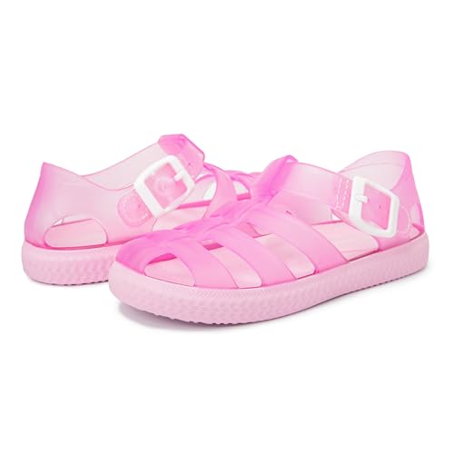 Image of Luffymomo Boys Girls Closed Toe Sandals Lightweight Beach Water Shoes Adjustable Summer Outdoor Sandal for Toddler /Little Kids