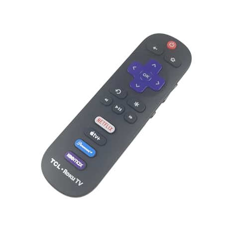 Ceybo Original 21001-000109 Remote Control fit for TCL Roku Smart TV includes Netflix, Paramount, HBOMax