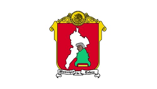 Drapeau Toluca Mexico mexicain format paysage géant 1.35m²