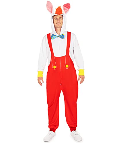 Costume Mr Rabbit rouge pour s'amuser entre amis à Halloween