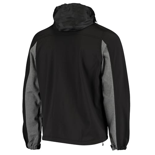 Image of dunbrooke Men's Navy Tennessee Titans Zephyr Softshell Full-Zip Jacket