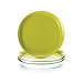 Rachael Ray Round and Square 4-Piece Dinner Plate Set