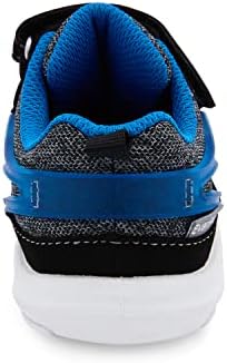 OshKosh B'Gosh boys Os22c05b Sneaker, Black/Grey, 4 Toddler US | Image 2
