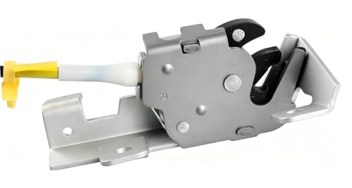 Image of HiSport Door Lock Latch & Cable 8L3Z-18264A00-B 6L3Z-18264A00-B Right Driver Side - Upper and Lower Locking Latches Assembly Compatible with 2004-2008 Ford F150 Extended Cab Pickup