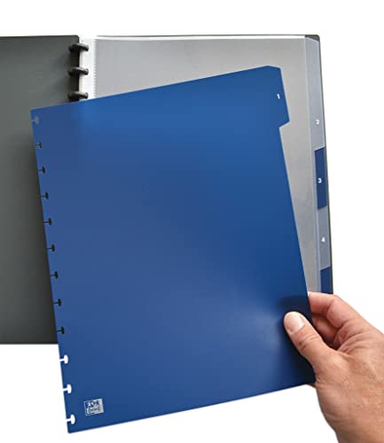 Intercalaires cahier spirale Elba pour segmenter 5 sections de cours