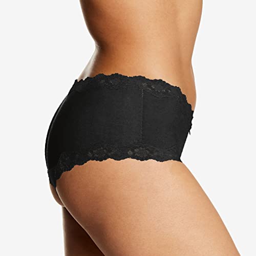 Maidenform Women's Hipster Underwear, Low-rise Cheeky Panty, Scalloped Lace Hipster Panty, 3-pack4