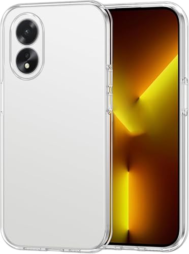Movilear Funda Carcasa Gel Transparente para OPPO A18 4G / OPPO A38 4G, Ultra Fina 0,33mm, Silicona TPU de Alta Resistencia y Flexibilidad FGTR