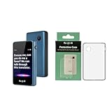 Timekettle, Fluentalk T1 Mini Translator Device No WiFi Needed, Built in 1-Year Global Mobile Data, Supports 40 Languages and Photo Translation Blue Bundle with 1 Silicon Rubber Case