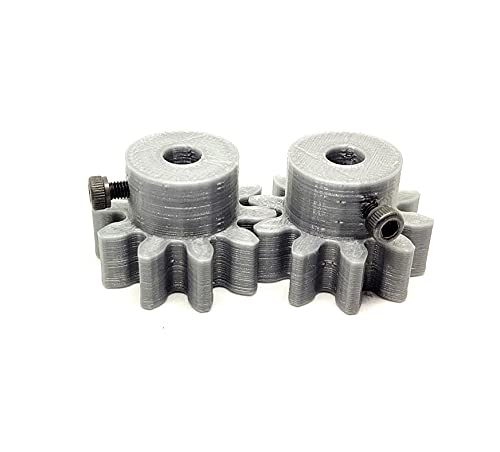 Image of INVENTO 1pcs 3D Printed Plastic Spur Gear 10 Teeth, 30mm dia, 10mm Width, 5mm hole, 2.5 Module for DIY Projects