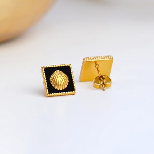 Image of Rubans Demi Fine Stainless Steel Stud Earrings Daily Gift for Women & Girls