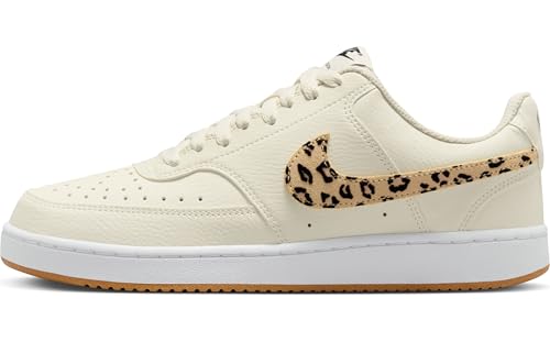 Nike Court Vision Schuh für Damen, Calzado Mujer, Sail Black White Flax, 42 EU