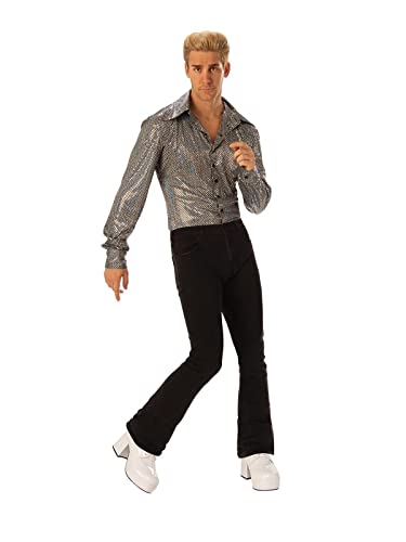 Rubie's Opus Collection Dancing Through Decades Adult Boogie Man Parte Superior de Disfraz, Ver Figura, Talla única Hombres