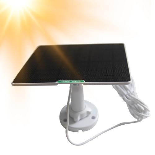 Caricatore per pannello solare, caricabatterie solare da 50 W per telecamera di sicurezza, batteria esterna, generatore leggero e impermeabile per casa, appartamento commerciale