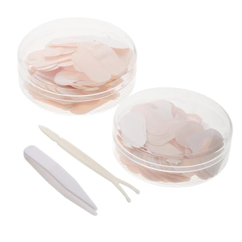 Didiseaon 2 Cajas Pegatina De Doble Párpado Cinta Cosmética Encapuchado Máscara Tiras Para Levantar Párpados Paleta Equipo Pegatinas Tapas Googly Paraca Beige Material De Poliéster De 3 M.