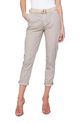 Slim Fit Pants with Belt Style 5625