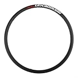 Drivstraw 61 cm (24 Zoll) Fahrradfelge für Mountainbikes, doppelwandige Scheibenbremsfelge aus Aluminiumlegierung, 61 cm (24 Zoll), 24/28/32/36 Loch, kompatibel mit 24 x 1,5–2,125 Reifen, leicht (32