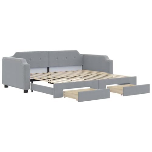 Sofá cama nido de 90x190 cm con cajones para solucionar la falta de espacio en casa 3