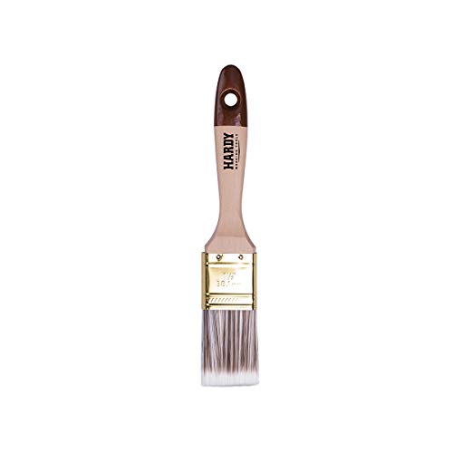 HARDY WORKING TOOLS Set de pinceaux plats 5 pièces, 1 pièce – 25, 35, 50, 60, 75 mm de largeur, pinceau à peinture Set avec manche en bois, pinceau laqué Série *45*, 5PCS, jeu de pinceaux A0282-050100 - Image 4