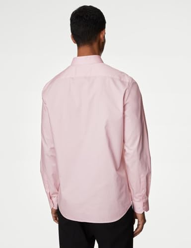 Image of Marks & Spencer Men's Cotton Regular Fit Long Sleeves Shirt