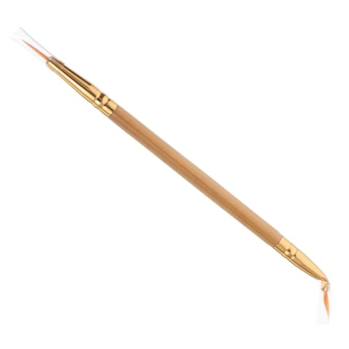 FOMIYES Professional Makeup Brush Double-ended Eyeliner Bamboo Straight Bent Angled Perfect for Cat Eye