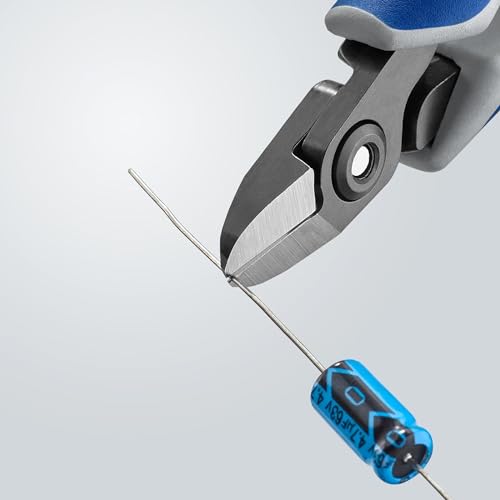 Alicates de corte diagonal KNIPEX 79 22 125 para electrónica con mango multicomponente 6
