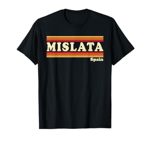 Vintage 80s Mislata España Retro Gráfico Camiseta