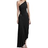 Ein-Schulter mit Ausschnitt in der Taille, sexy und attraktiv.