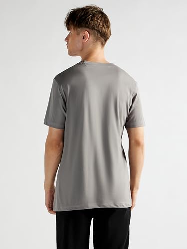 Image of Clans & Hans Men's Super Combed Cotton T Shirt, Regular Fit Round Neck Tshirt, Half Sleeves, Plain T-Shirt for Men