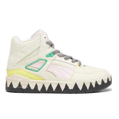 PUMA Womens Lemlem X Slipstream High Sneakers Shoes Casual - Green, Off White - Size 9.5 M