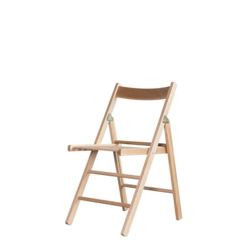 Milani Home Sedia da Giardino Pieghevole in Legno