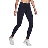 Corte ajustado adidas GL0634 W Lin Leg Leggings Womens Legend Ink/Crew Blue M