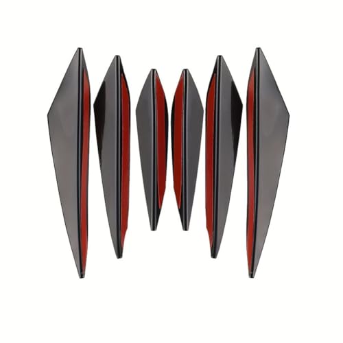 6pcs Car Spoiler,Compatible with Audi A5 S5 RS5 B9 B8 B8.5,Auto Parts,black