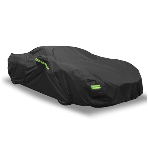 Image of ACROPIX Waterproof Car Cover for Chevrolet Corvette C4 C5 C6 C7 1984-2019 210D Outdoor Full Car Cover All Weather Windproof Sun Rain Protection with Door Zipper Car Parts