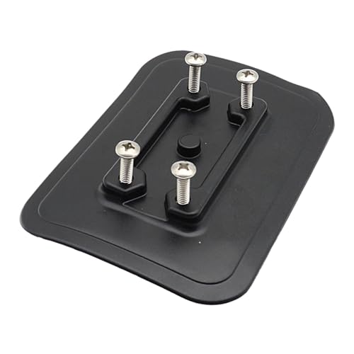 Wazsnhm Glue on Pad for Inflatable Boats Kayak Stand Pad Parts Easy Installation Black Supplies Fishing Rod Holder Mount for Kayaking