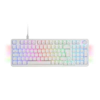 Mars Gaming MKPRO, Español, Teclado Mecánico Gaming Completo, RGB Chroma, Switches Hot-Swap Mecánicos, Antighosting, Rueda de Control, Software, Multiplataforma, Switch Azul, Blanco | Ya disponible en tu tienda friki favorita! En mundofriki.es!