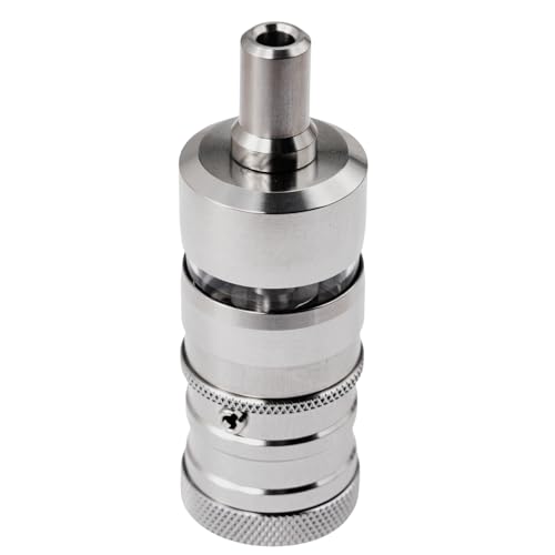Fev V4.5S+ 23mm MTL RTA 4.5ml Tank by SHEN RAY 316 Edelstahl Single- oder Dual-Airflow konfigurieren Bottom Fill 510 Anschluss silber