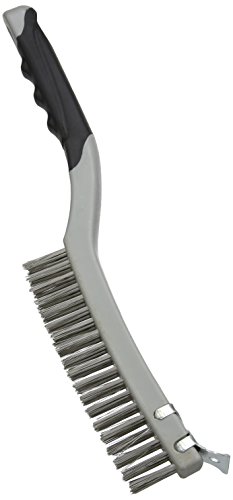 Preisvergleich Produktbild Silverline 156914 Edelstahl-Drahtbürste mit Schaber 3-reihig