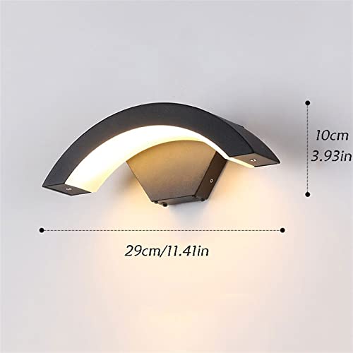 Aplique de pared impermeable para exterior e interior con luz cálida decorativa 3