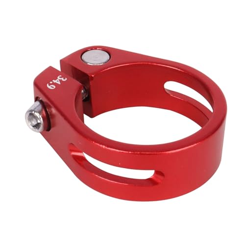YANRUHFL Bike Bicycle Aluminum Alloy Seatpost Clamp, 34.9mm/31.8mm, for MTB, Road, Casual Bikes (Red, 34.9mm) - Thumbnail 5
