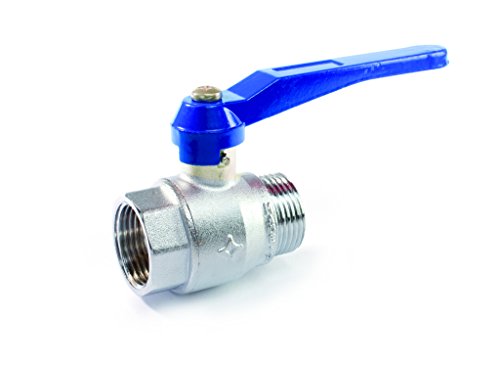 Blu Line 046050BL Valvola a Sfera, Grigio Cromo