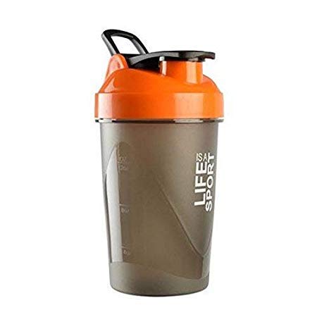 BSPA Plastic Life is A Sport Shaker Bottle/Protein Shaker/Sipper Bottle/Gym and Water Bottle, 500ml (Pack of 1)
