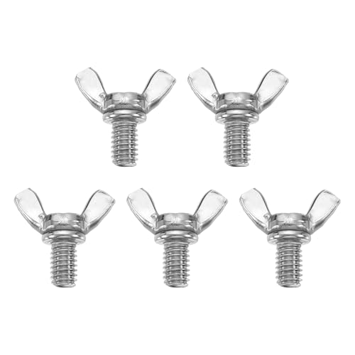 Vis papillon 5/16-18 x 1/2 pouce en acier inoxydable 304 uxcell pour serrage à la main