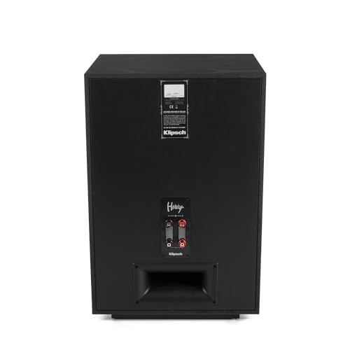 Image of Klipsch Heresy IV Heritage Premium Floorstanding Horn-Loaded Speakers in Black Ash- Pair