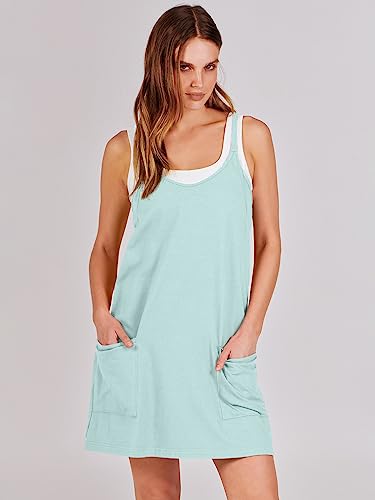 Image of ANRABESS Women Athletic Dress Summer Tennis Workout Active Sports Mini Romper Dress Built in Shorts Travel Vacation Clothes