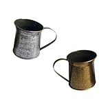 Pot de fleurs en fer, résistant et durable, style rétro