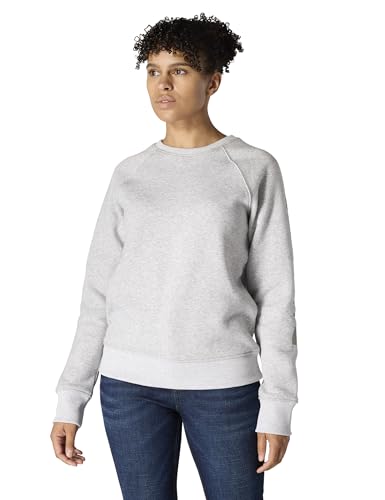 Image of Carhartt Women's 106718 Women's Relaxed Fit Midweight Graphic Crewneck Sweatshi, Heather Grey, S