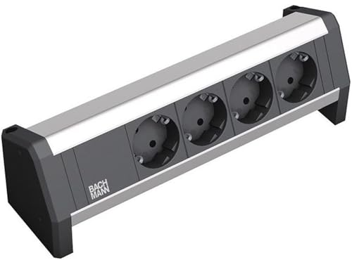 Regleta desk Bachmann con 4 schukos integrados para optimizar espacio 2