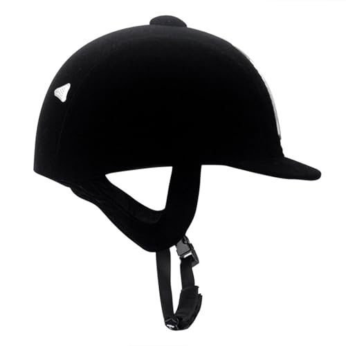 Tocados ecuestres transpirables y casco protector ajustable para hockey 7